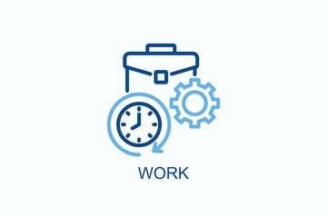 Work Icon Or Logo Isolated Illustration