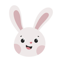 Cute bunny vector illustration