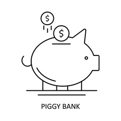 Piggy Bank – Savings Symbol Representing Financial Security and Money Management