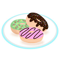 illustration of a donut