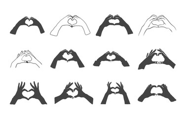 Fototapeta premium Heart Hands Svg, Heart Hands Silhouette, Love Hands Svg, Love Hands Silhouette, Heart Shaped Hands Svg, Heart Shaped Hands Silhouette, Heart Sign Svg.