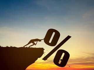 Reduce interest or capital, businessmen push percentages down a cliff.