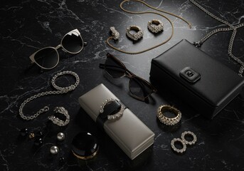 Modern Fashion Photography with Trendy Outfits, Accessories, and Style Concepts