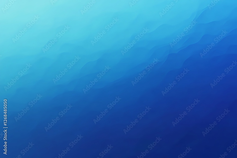 Poster abstract blue background with some smooth lines in it and some clouds