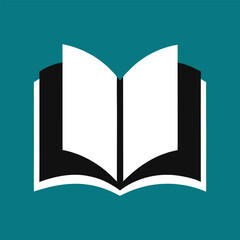 An open book where one page transitions into the shape of an open window 