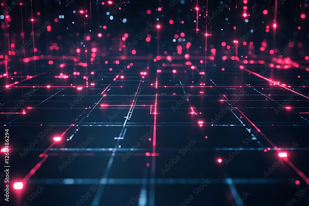 Poster abstract digital technology background. network connection concept.