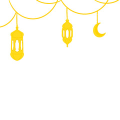 Gold Hanging Lantern