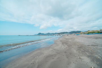 海に浮かぶ原岡桟橋