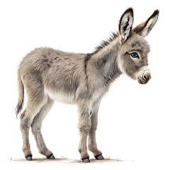 Fototapeta premium baby goat isolated on white background