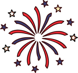 Obraz premium stars and stripes 4th of july