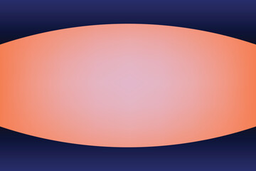 Abstract background gradient orange glowing effect with dark wavy shape banner design.