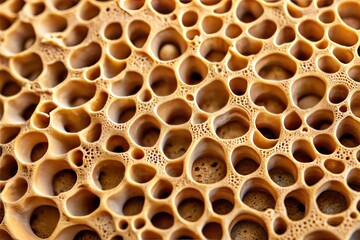 Abstract Porous Texture Background:  Intricate Cellular Structure, Microscopic Detail