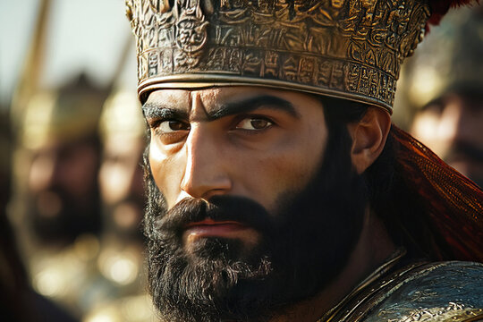 Cyrus II the Great portrayed in modern film as the founder of the Persian Achaemenid Empire