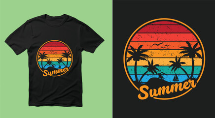 summer t-shirt design