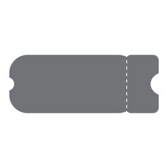 ticket templates in various shapes. Ticket mockup