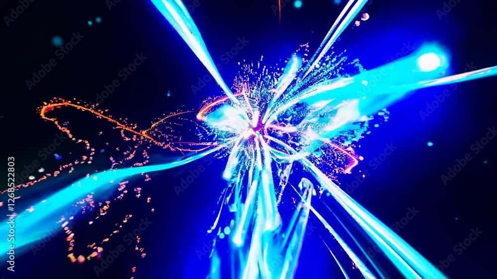 Poster ethereal light symphony simple compose