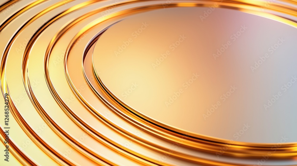 Poster abstract patterns of semiconductor wafer concept, intricate circular patterns on semiconductor wafer