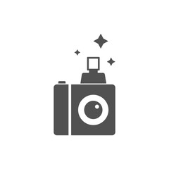 camera icon isolated on white background
