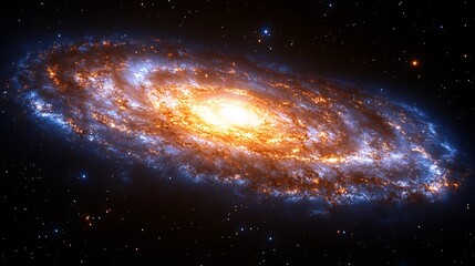 Fototapeta premium Breathtaking Vortex Funnel Forming in Space with Stunning Colors and Bright Stars