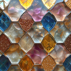 seamless pattern of glass