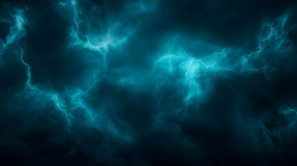 Teal Nebula Space Background