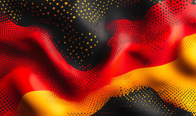 Aboriginal wave texture red yellow black dotted indigenous Australian background cultural pride heritage celebration art copy space backdrop template poster spot art