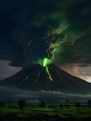 Emerald Inferno The Eruption of a Cursed Volcano
