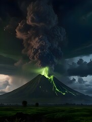 Storm of Fire and Emerald Thunder A Volcanic Nightmare