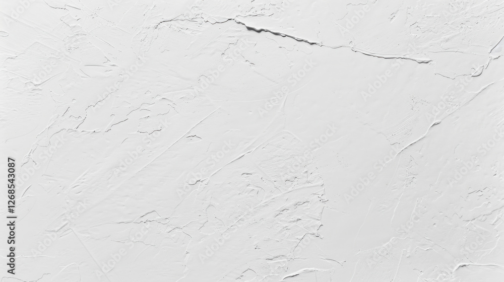 Poster textured white wall surface with subtle variations and patterns, ideal for backgrounds or design ele