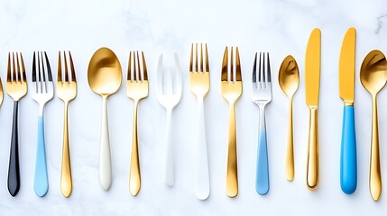 Elegant cutlery display