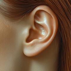 Human ear study for medical and artistic purposes