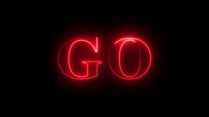 3 2 1 Go countdown motion graphics animation.3 2 1 Go animation for the start program. three two one go.