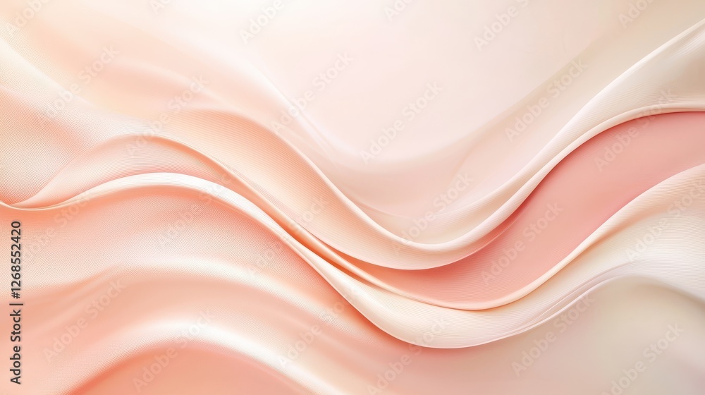 Poster abstract background with flowing smooth lines and waves for modern designs