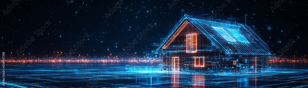 Poster aipowered construction of a smart house, integration of iot technology, system development for moder