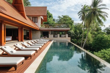 Luxury Villa with Infinity Pool and Tropical Views