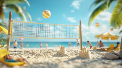 Enjoy Fun Beach Volleyball Activities