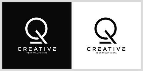 Letter Q Logo Vector. Q Initial Logo Design