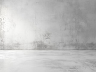 Modern industrial grey concrete wall and floor backdrop.