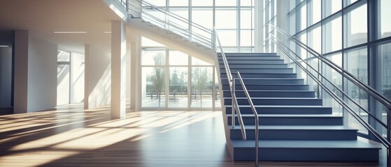 corridor in modern building
