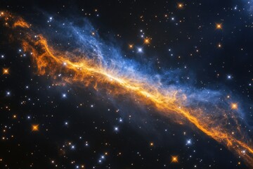 A mesmerizing image of a stellar filament in outer space