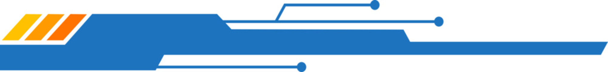 Obraz premium Futuristic Footer