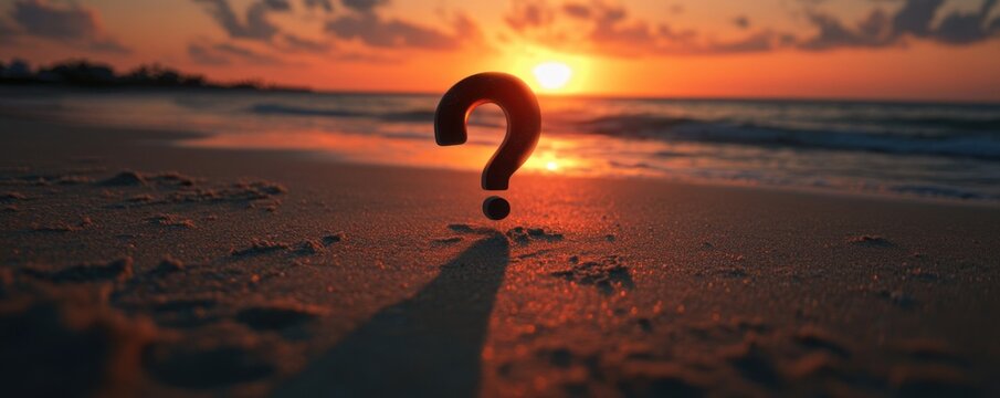 Sunset Beach Enigma: A Question Mark on the Horizon