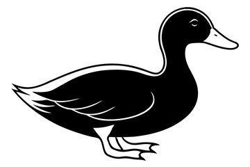 duck  silhouette vector