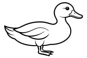 duck  silhouette vector