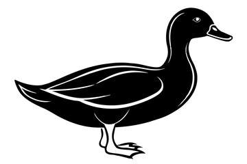 duck  silhouette vector