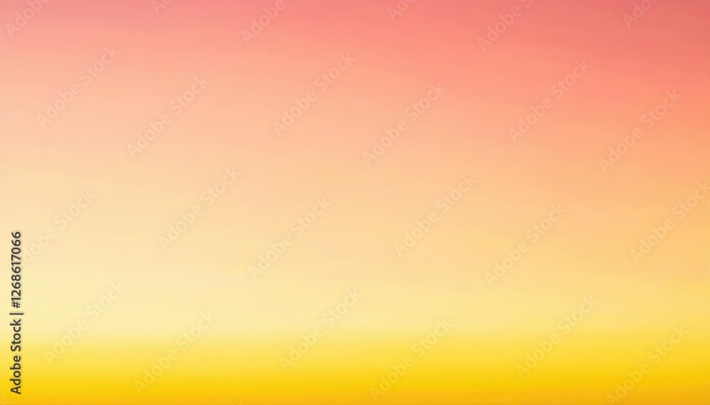 Aufkleber smooth gradient of yellow and pink tones with soft color transition, suitable for background or mini