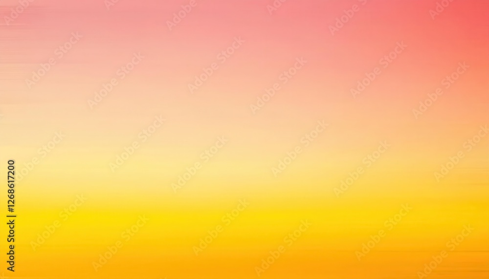 Fototapete smooth gradient of yellow and pink tones with soft color transition, suitable for background or mini