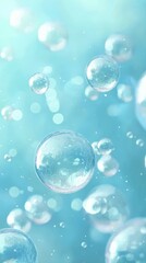 Abstract blue gradient background for scientific and medical themes