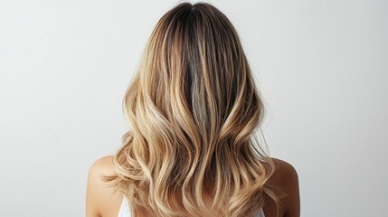 Fototapeta premium woman with long hair