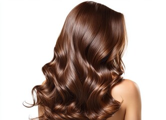 Naklejka premium woman with long hair